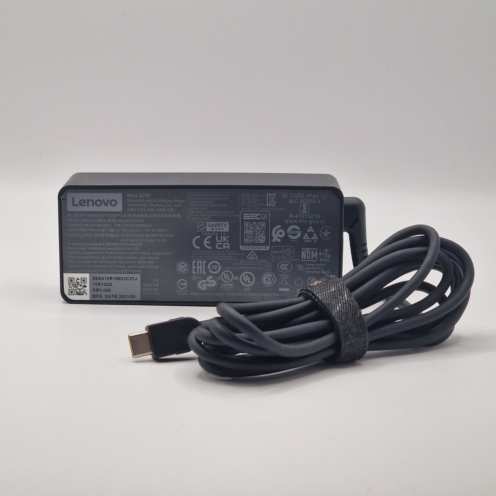 20V 15V 9V 65W Genuine LENOVO ADLX65YCC3D POWER CHARGER ADAPTER AC UK - AVOLVE