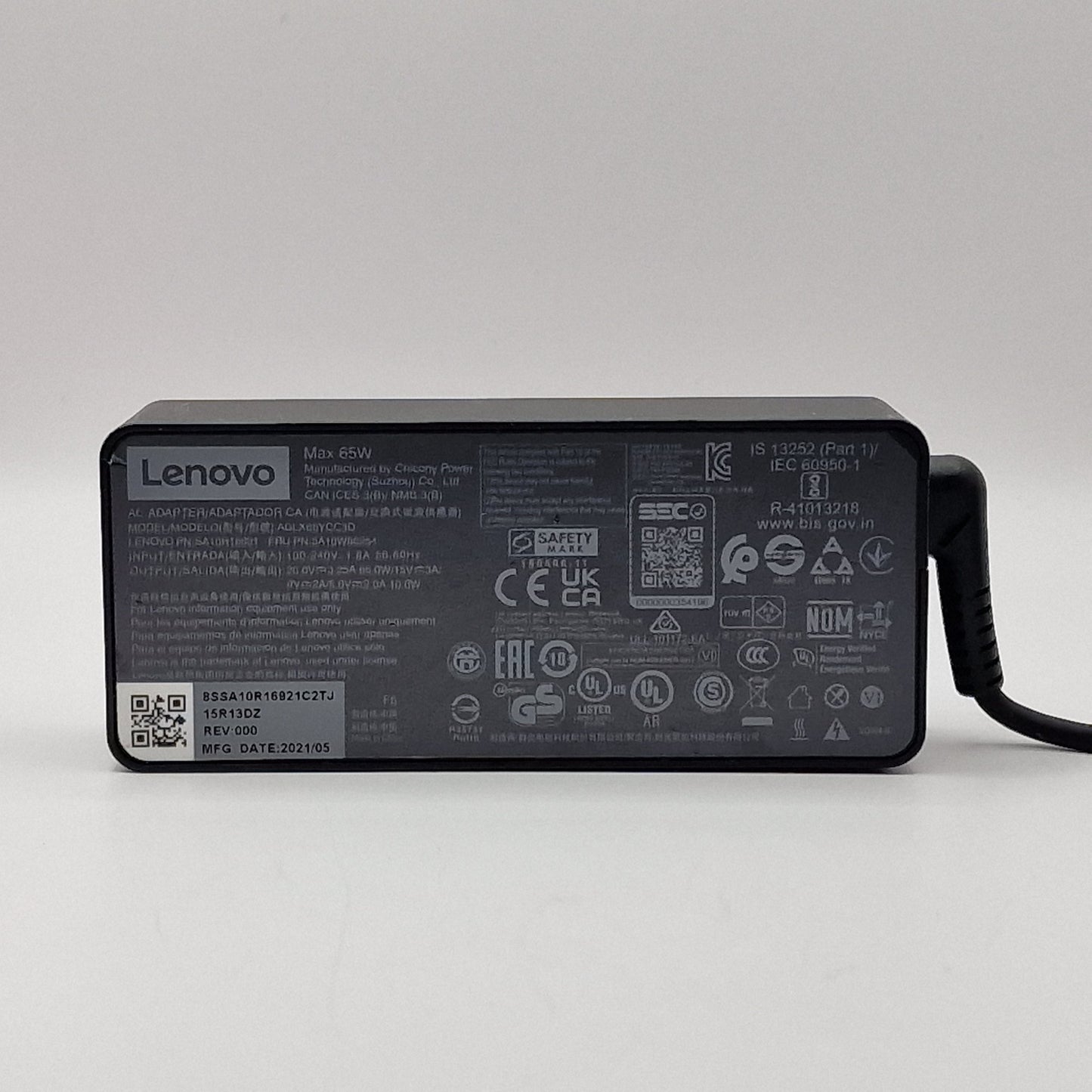 20V 15V 9V 65W Genuine LENOVO ADLX65YCC3D POWER CHARGER ADAPTER AC UK - AVOLVE