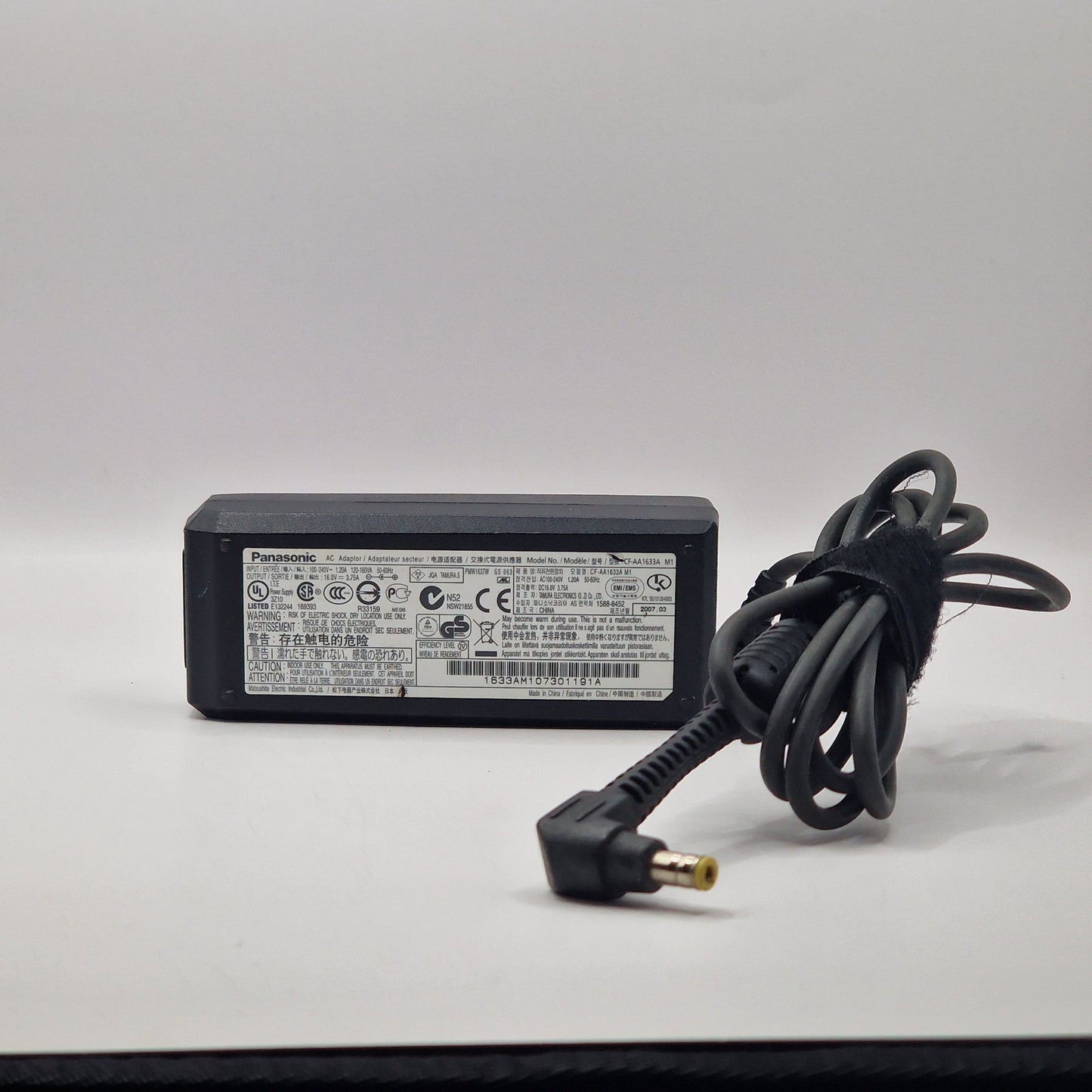 16V 3.75A 60W AC Genuine PANASONIC CF-AA1633A M1 POWER CHARGER ADAPTER UK - AVOLVE