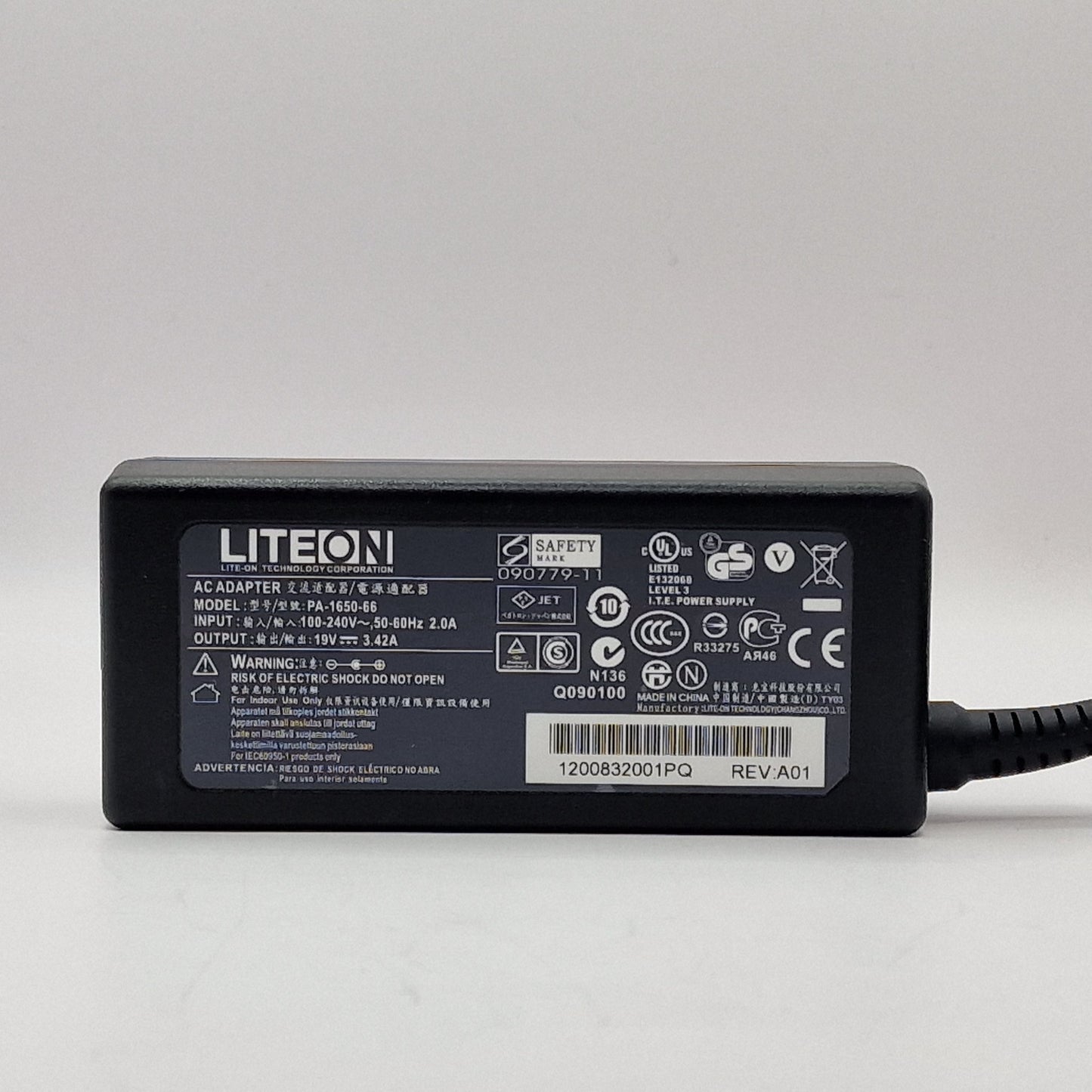 19V 3.42A 65W AC Genuine LITEON PA-1650-66 POWER CHARGER ADAPTER FOR ASUS - AVOLVE