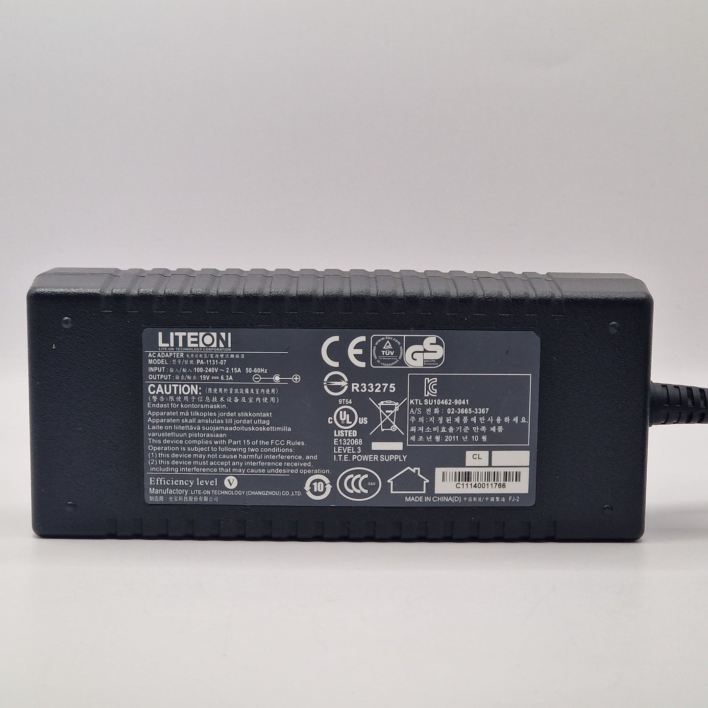 19V 7.1A 135W AC Genuine LITEON PA-1131-07 POWER CHARGER ADAPTER UK