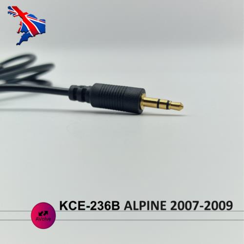 KCE-236B AUX CABLE LEAD TO 3.5MM JACK ALPINE RADIO 2007-2009 IPHONE ANDROID - AVOLVE