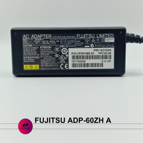 19V 3.16A 60W AC Genuine FUJITSU ADP-60ZH A LIFEBOOK P770 POWER CHARGER ADPATER - AVOLVE