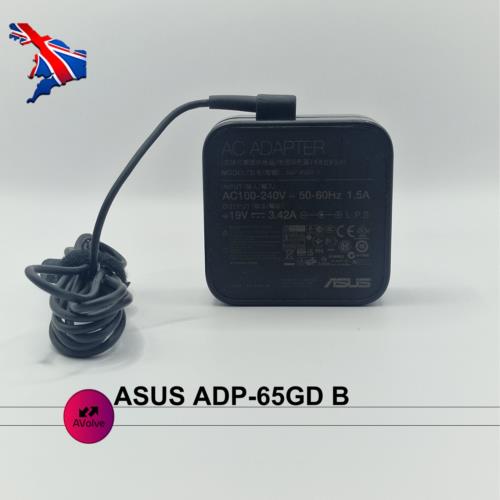 19V 3.42A 65W AC Genuine Asus ADP-65GD B POWER CHARGER ADPATER UK - AVOLVE