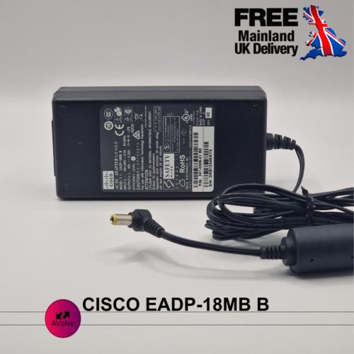 48V 0.38A 18W AC Genuine CISCO EADP-18MB B POWER CHARGER ADPATER UK - AVOLVE