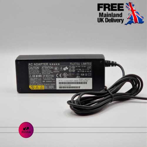 19V 3.16A 60W AC Genuine  Fujitsu SEB80N2-19.0 POWER CHARGER ADPATER UK - AVOLVE