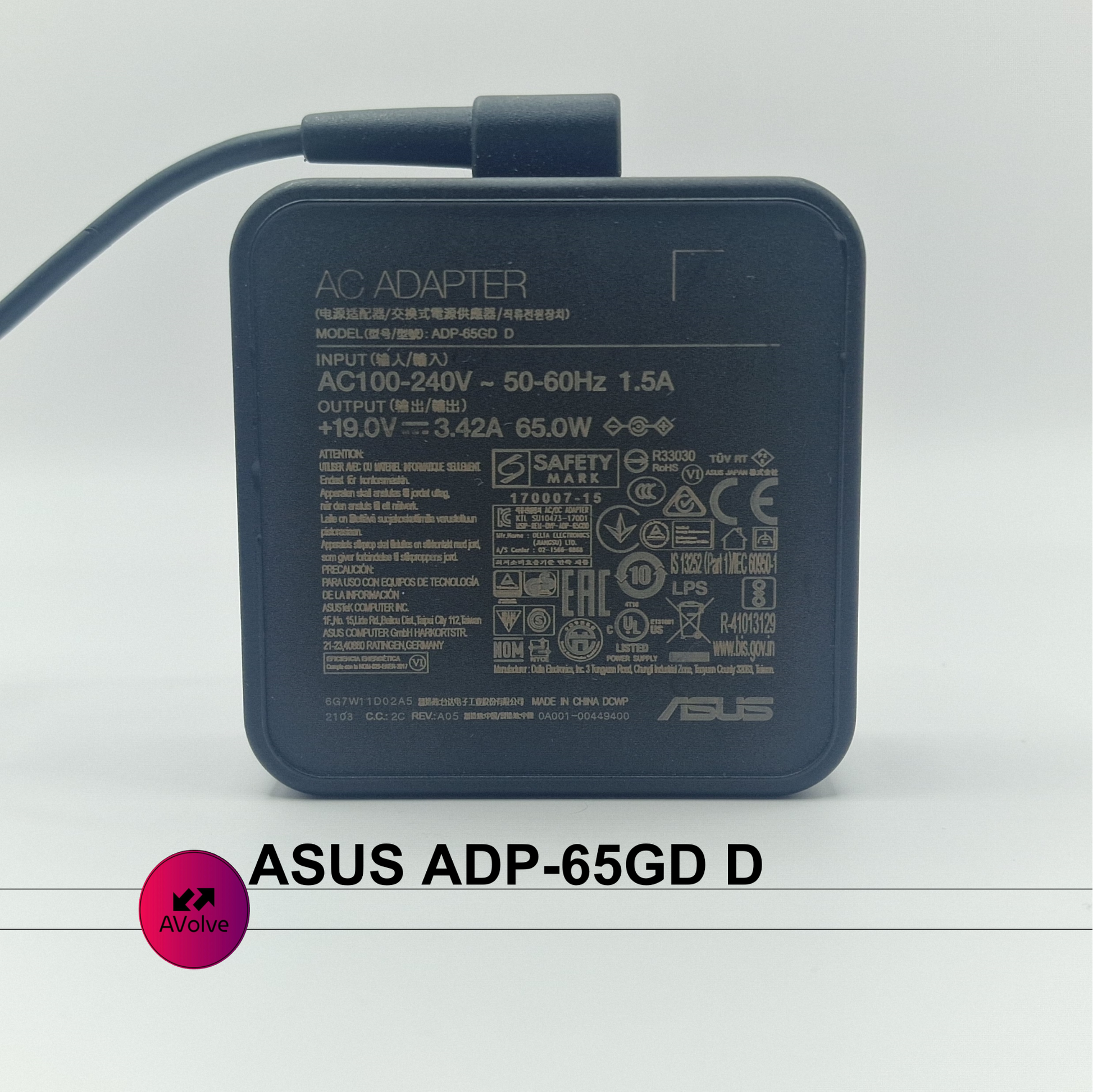 19V 3.42A 65W AC Genuine Asus ADP-65GD D POWER CHARGER ADPATER UX305LA X541UV - AVOLVE