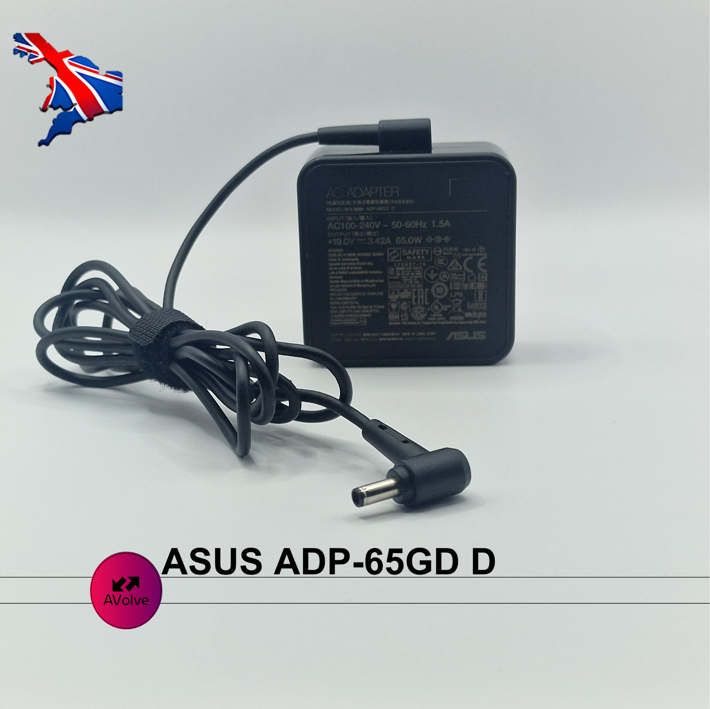 19V 3.42A 65W AC Genuine Asus ADP-65GD D POWER CHARGER ADPATER UX305LA X541UV - AVOLVE