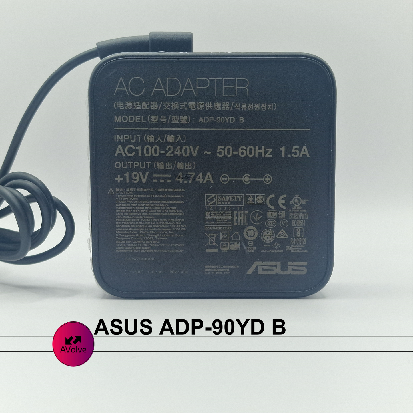 19V 4.74A 90W AC GENUINE ASUS CHARGER ADP-90YD B Zenbook 15 UX533F UX533FD - AVOLVE