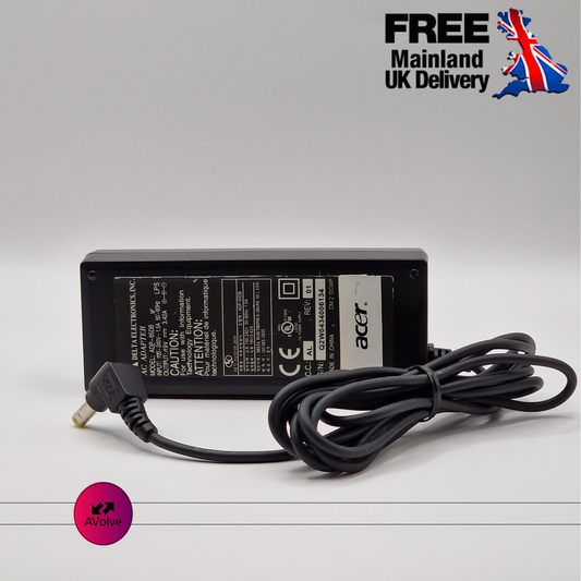 19V 3.42A 65W AC Genuine DELTA ADP-65DB ACER POWER CHARGER ADPATER UK - AVOLVE