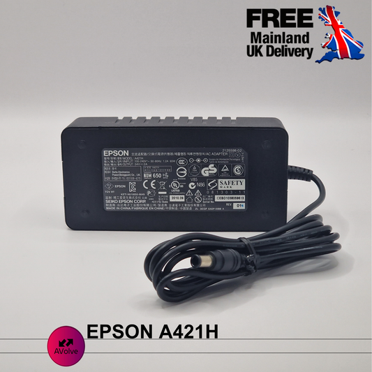 24V 2.0A 50W AC Genuine EPSON A421H POWER CHARGER ADPATER UK - AVOLVE