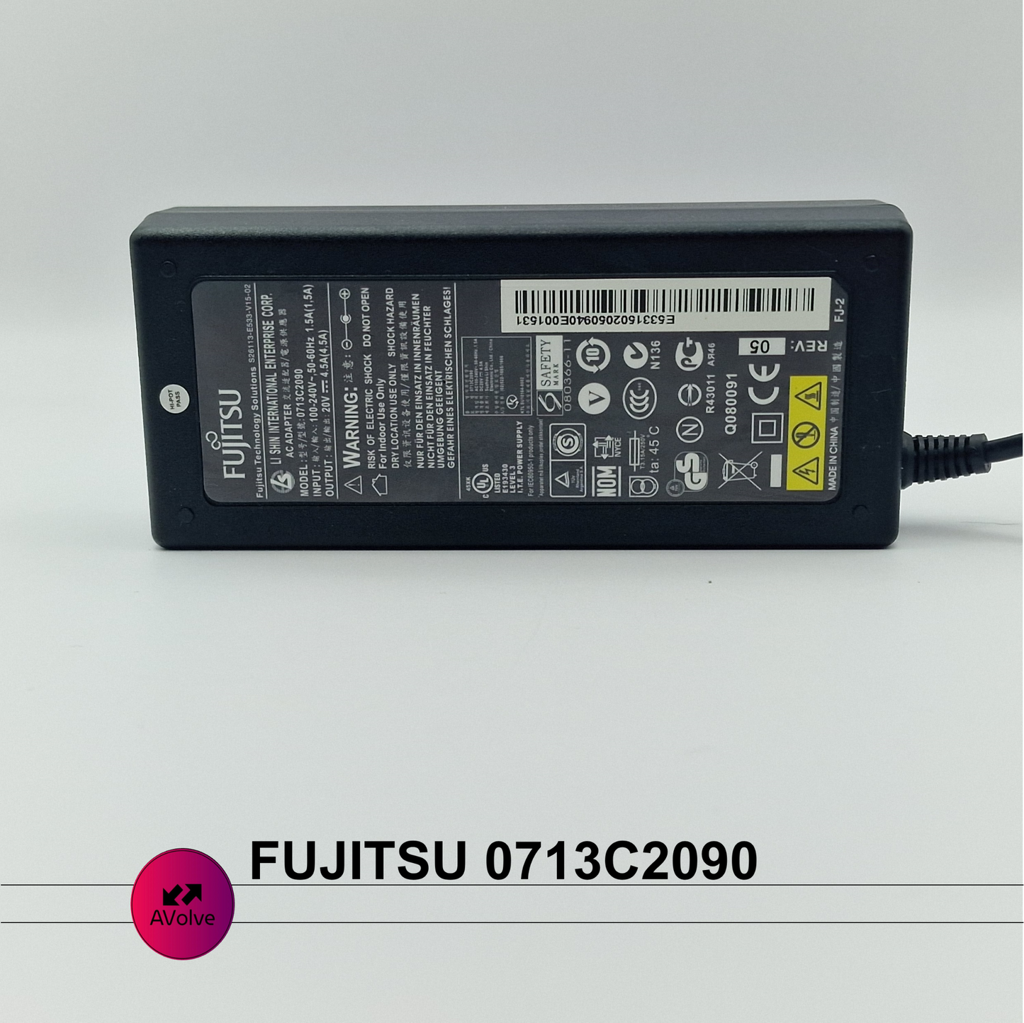 20V 4.5A 90W AC Genuine FUJITSU SIEMENS 0713C2090 Espri POWER CHARGER ADPATER UK - AVOLVE