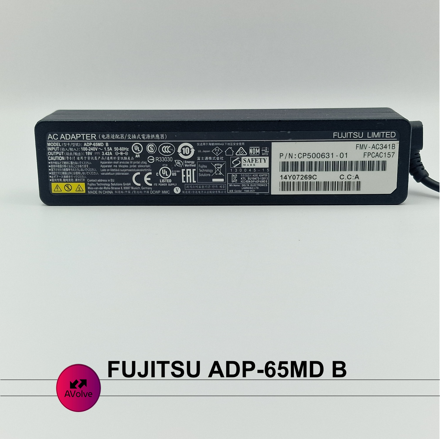 19V 3.42A 65W AC Genuine FUJITSU ADP-65MD B CP500631-01 POWER CHARGER ADPATER UK - AVOLVE