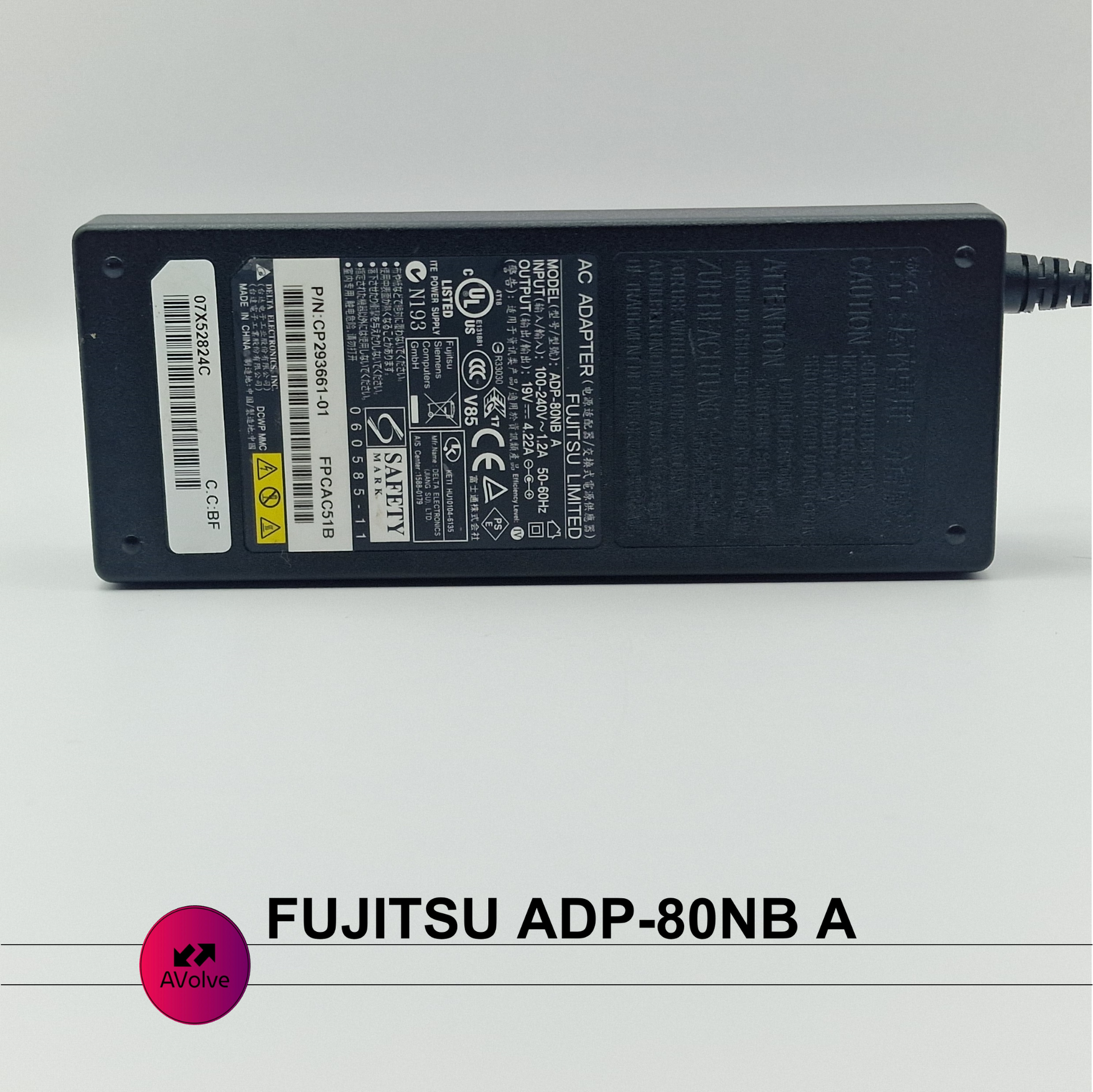 19V 4.22A 80W AC Genuine FUJITSU ADP-80NB A AFPCAC51B POWER CHARGER ADPATER UK - AVOLVE