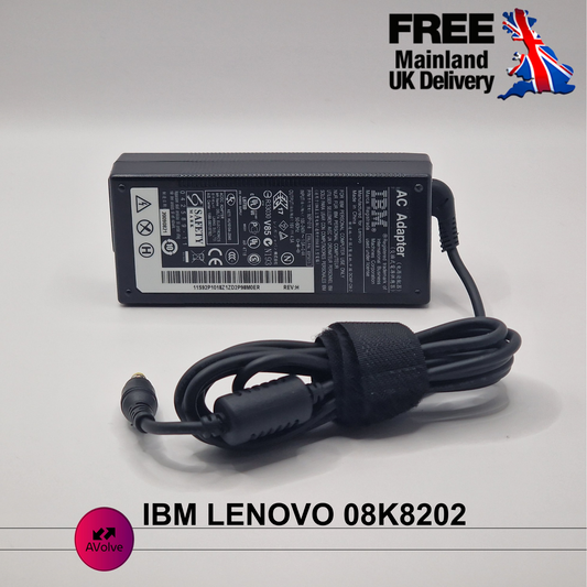 15V 4.5A 72W AC Genuine IBM LENOVO 08K8202 POWER CHARGER ADPATER UK - AVOLVE