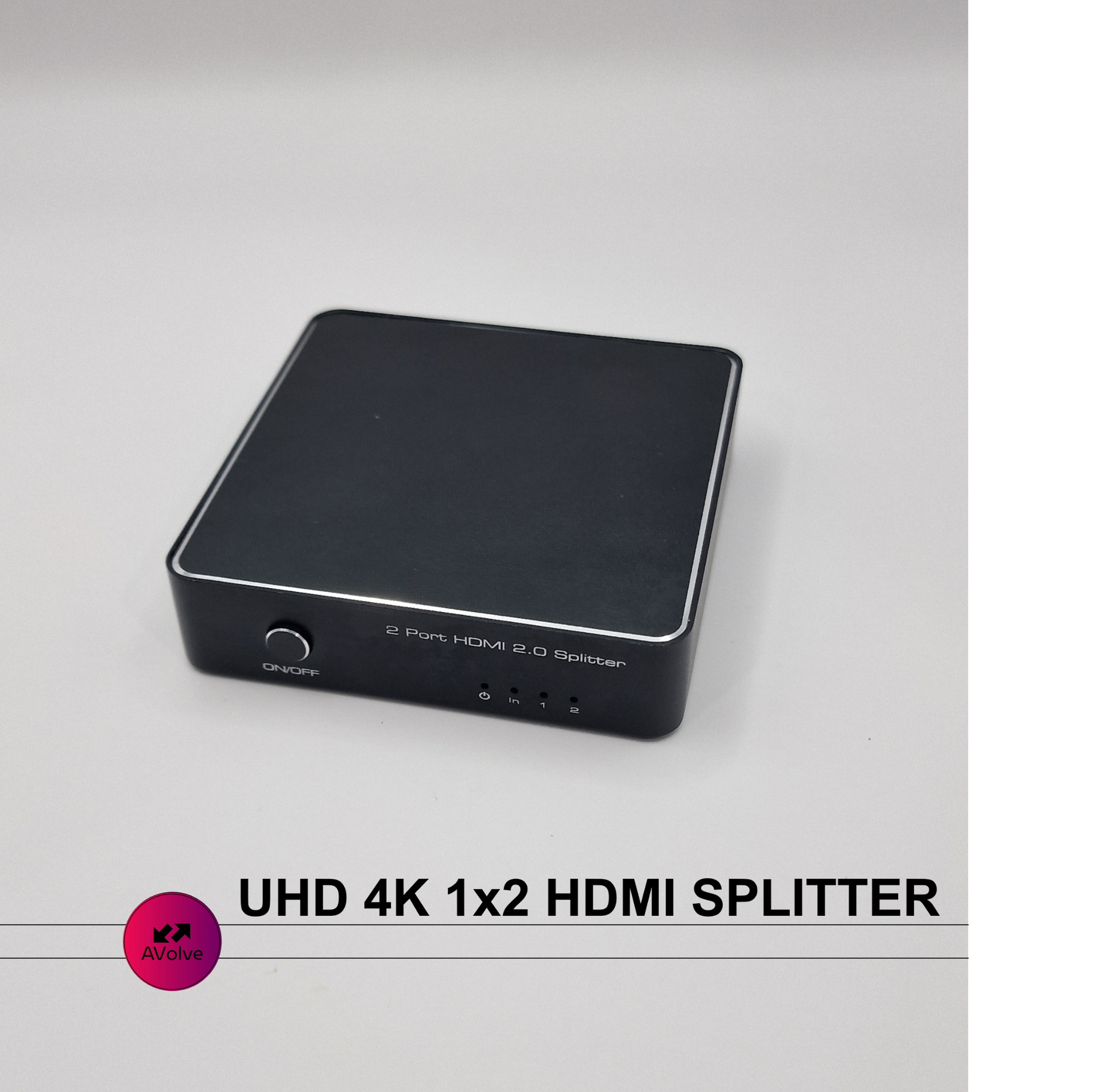 HDMI SPLITTER 1x2 4K UHD DOLBY 7.1CH DTS-HD 60HZ - BRAND NEW - AVOLVE