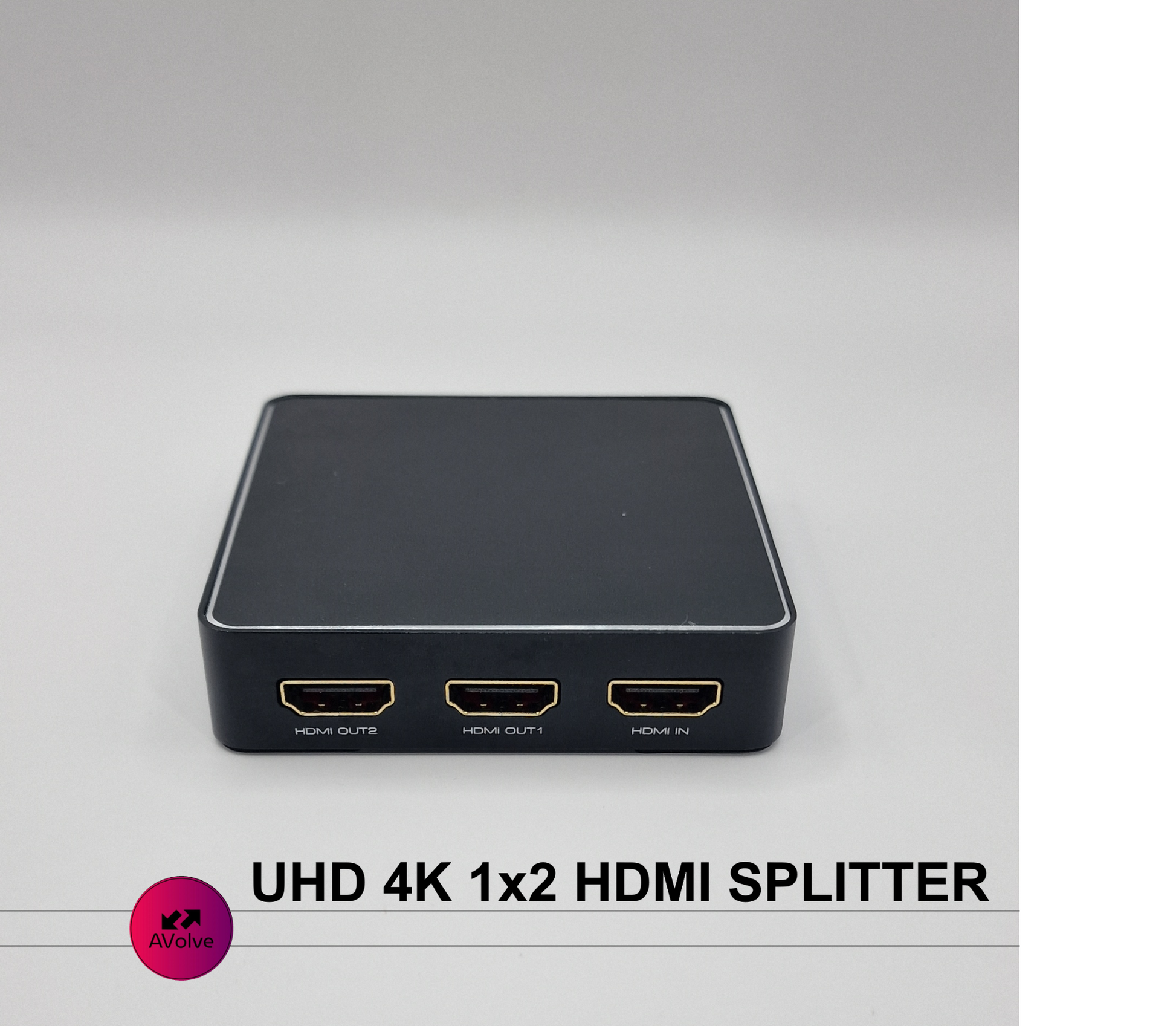 HDMI SPLITTER 1x2 4K UHD DOLBY 7.1CH DTS-HD 60HZ - BRAND NEW - AVOLVE